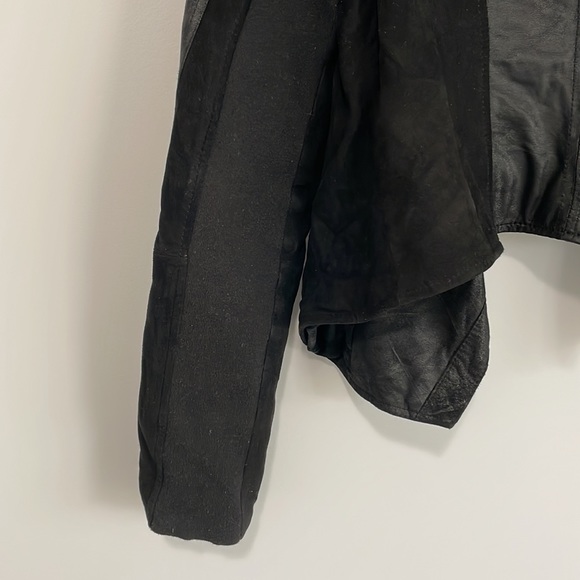 BARNEYS NEW YORK Leather Jacket - Picture 6 of 6